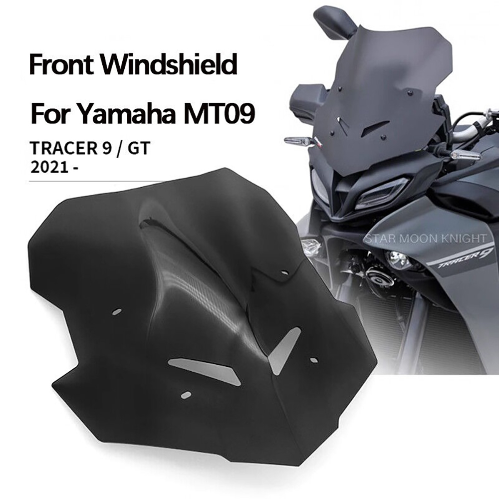 For Yamaha MT09 Tracer 9GT 2021 front windshield on a motorcycle