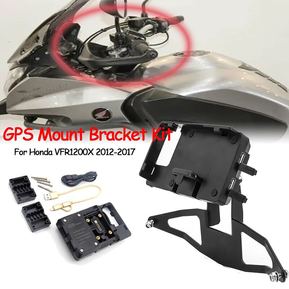 For Honda VFR1200X 12-17 mobile phone holder navigation charging holder