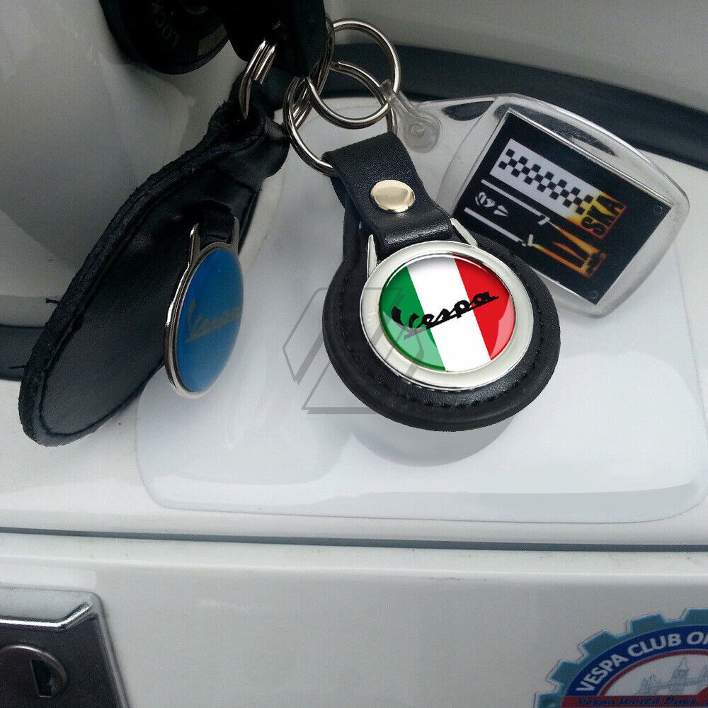 For vespa leather keychain