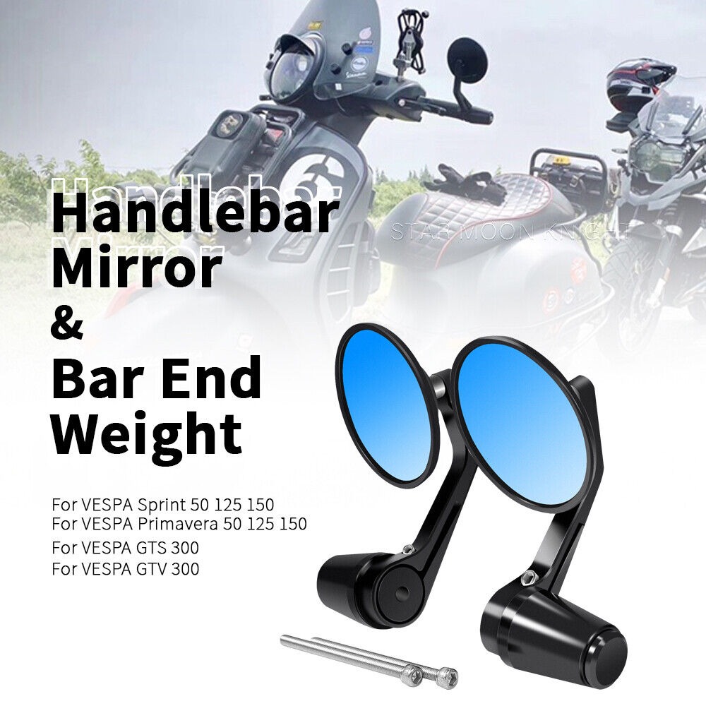 For Vespa Sprint 150 GTS300 GTV300 rearview mirror