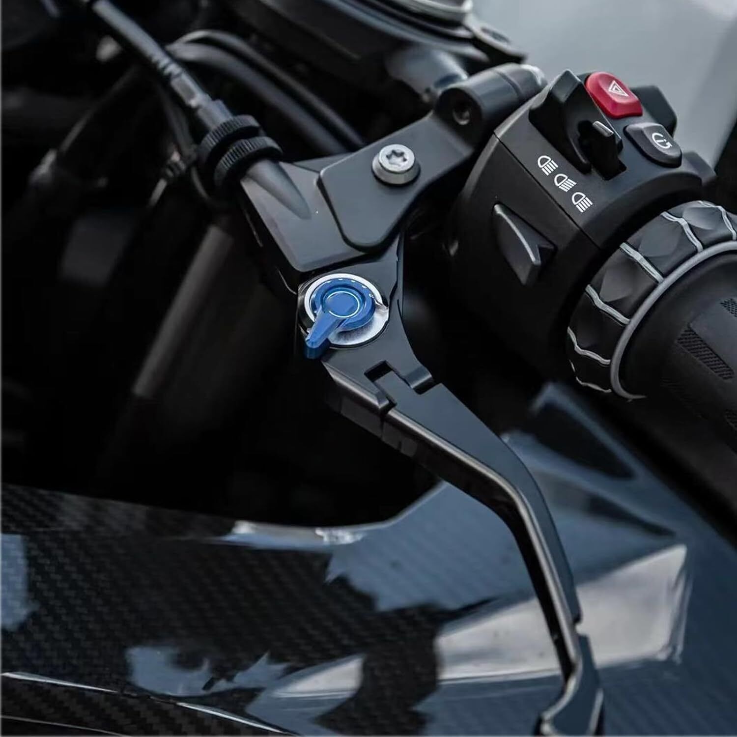 Pair Motorcycle Folding Brake Clutch Lever For BMW S1000RR M1000RR 2019-2023 CNC