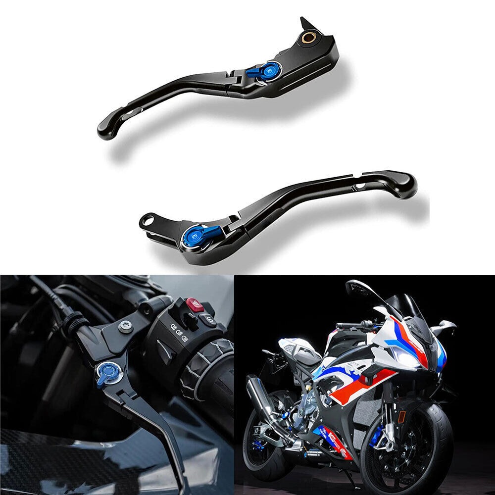 Pair Motorcycle Folding Brake Clutch Lever For BMW S1000RR M1000RR 2019-2023 CNC