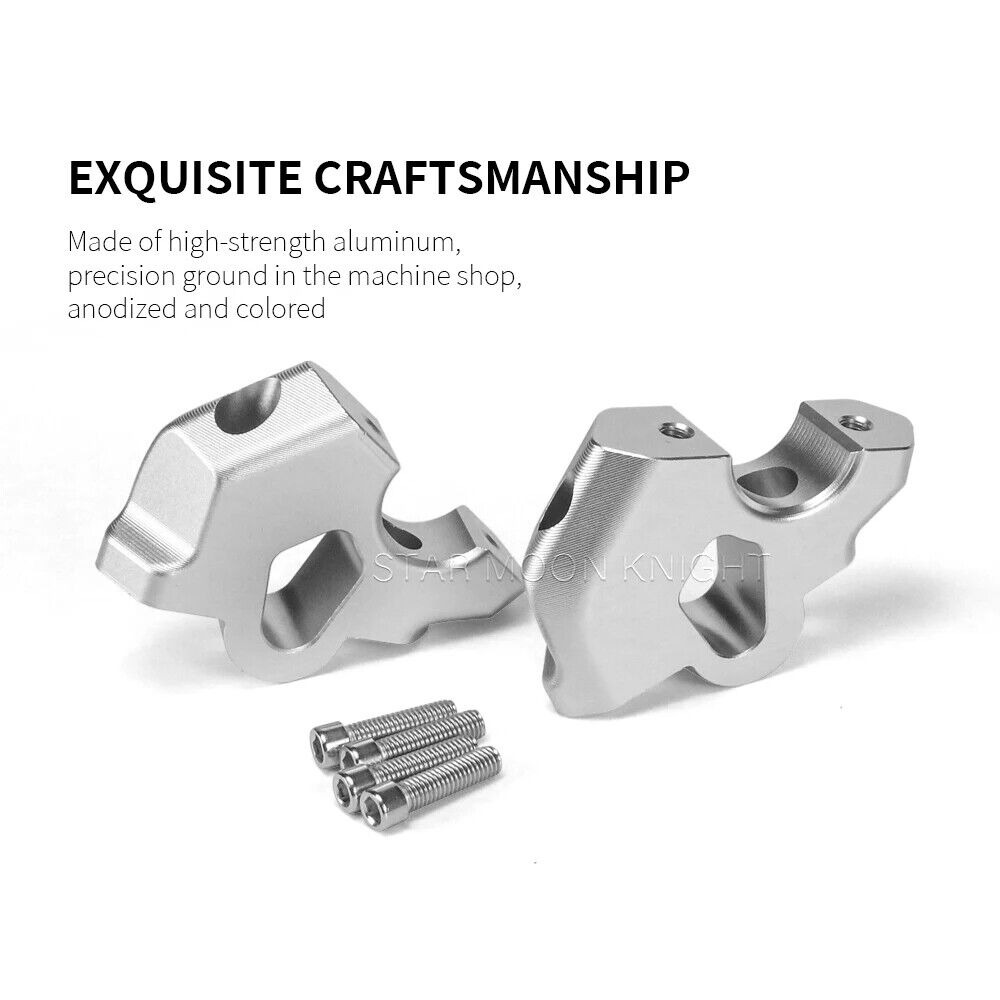 Handle Bar Clamp Raised Extend Handlebar Mount Riser For BMW R1300GS 2024-