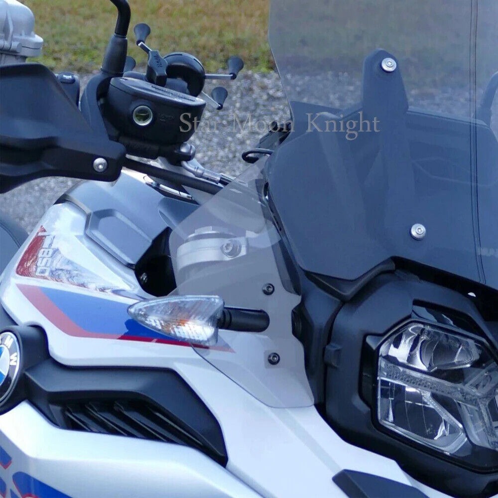 For BMW F750GS F850GS 2018-UP Smoky Windshield Side Panels Front Wind Deflector