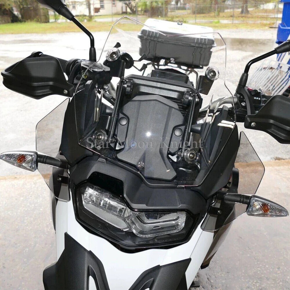 For BMW F750GS F850GS 2018-UP Smoky Windshield Side Panels Front Wind Deflector
