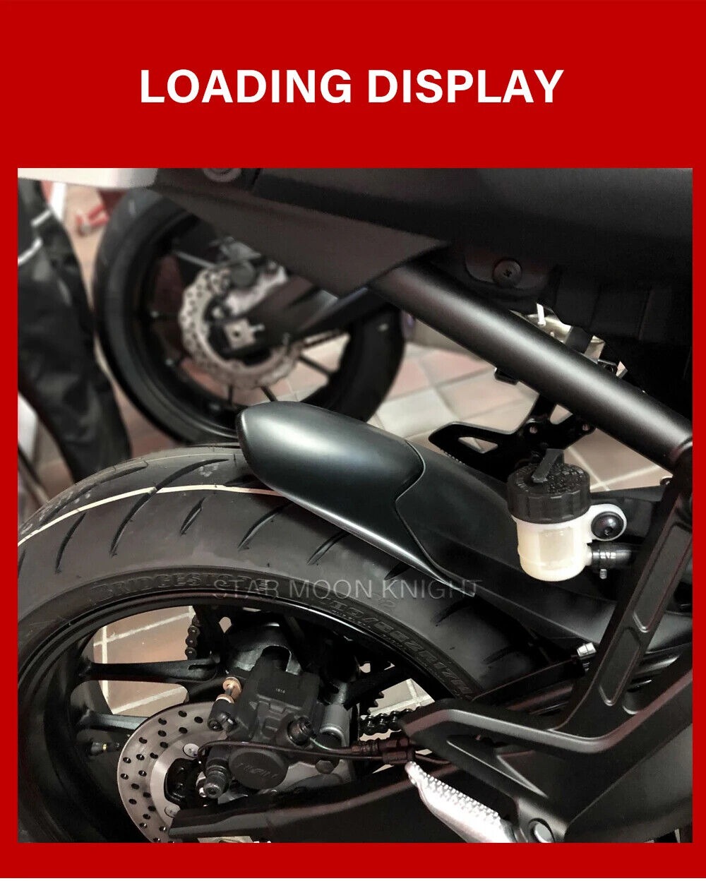 Motorcycle Rear Mudguard Extender / Fender Extension For Yamaha Tracer 9 2021 -