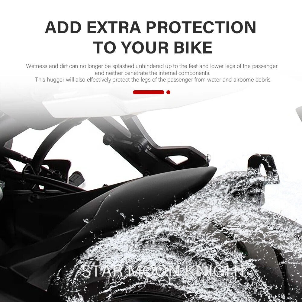 Motorcycle Rear Mudguard Extender / Fender Extension For Yamaha Tracer 9 2021 -