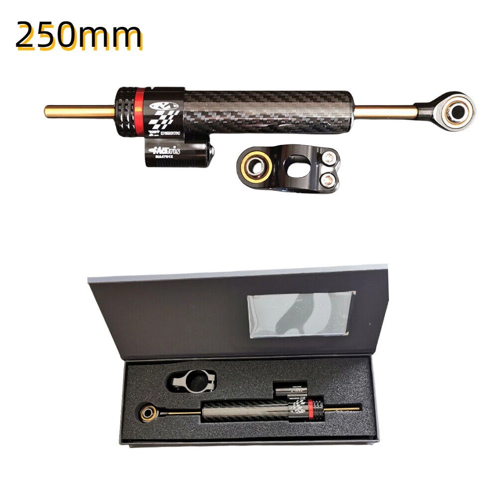 9.8 Inch Adjust Carbon Fiber Steering Damper Stabilizer For Yamaha MT09 MT07 YZF