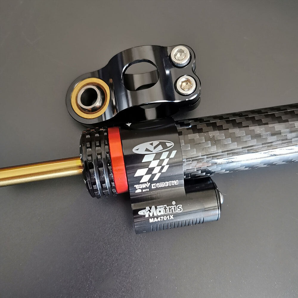 9.8 Inch Adjust Carbon Fiber Steering Damper Stabilizer For Yamaha MT09 MT07 YZF