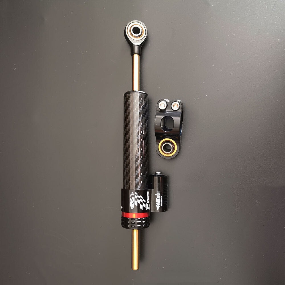 9.8 Inch Adjust Carbon Fiber Steering Damper Stabilizer For Yamaha MT09 MT07 YZF