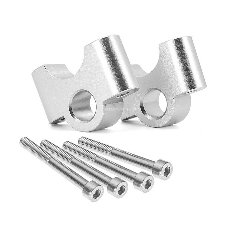 35 mm CNC Handlebar Risers Fat Bar Mount Clamp For BMW R1200GS R1250GS S1000XR