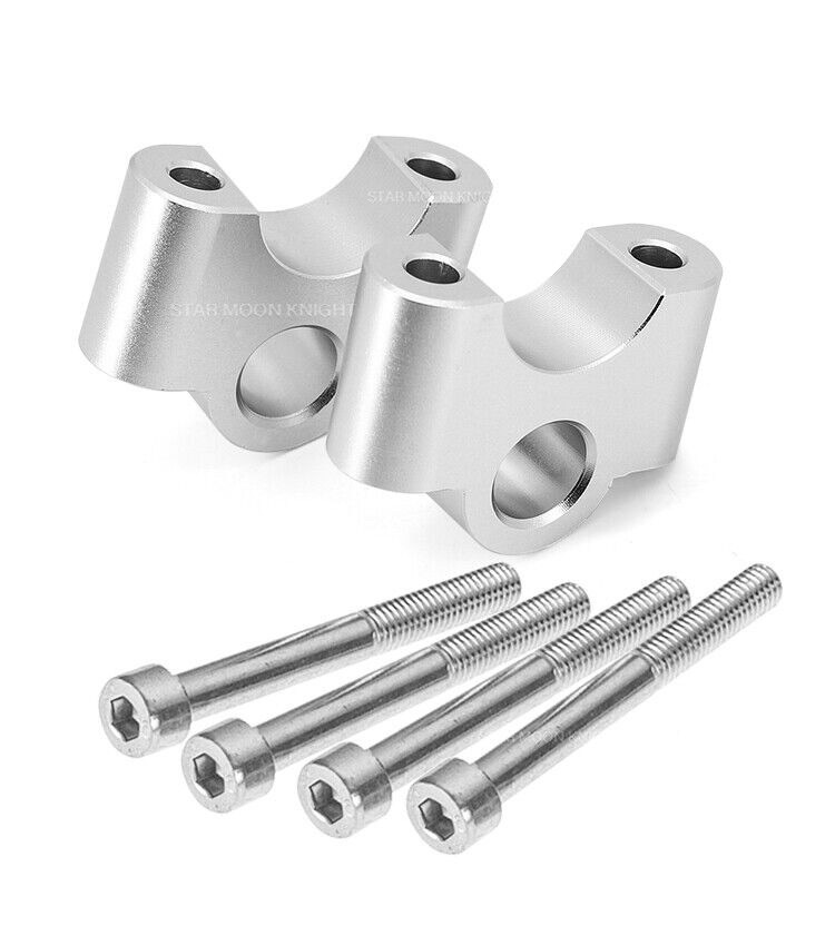 35 mm CNC Handlebar Risers Fat Bar Mount Clamp For BMW R1200GS R1250GS S1000XR