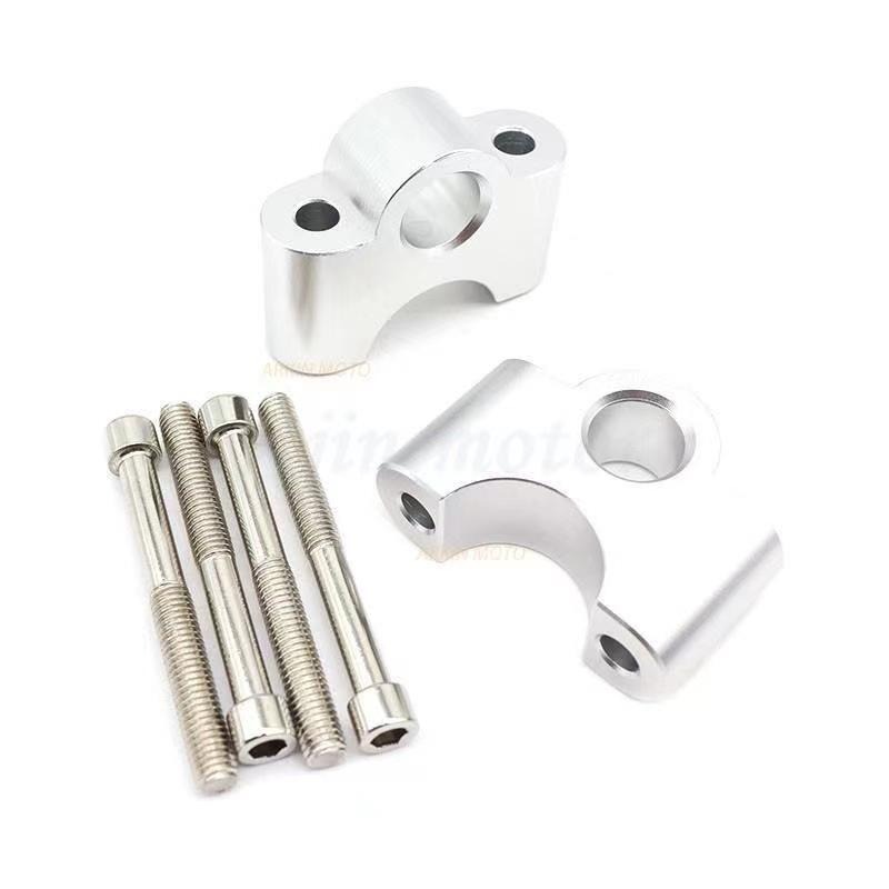 35 mm CNC Handlebar Risers Fat Bar Mount Clamp For BMW R1200GS R1250GS S1000XR
