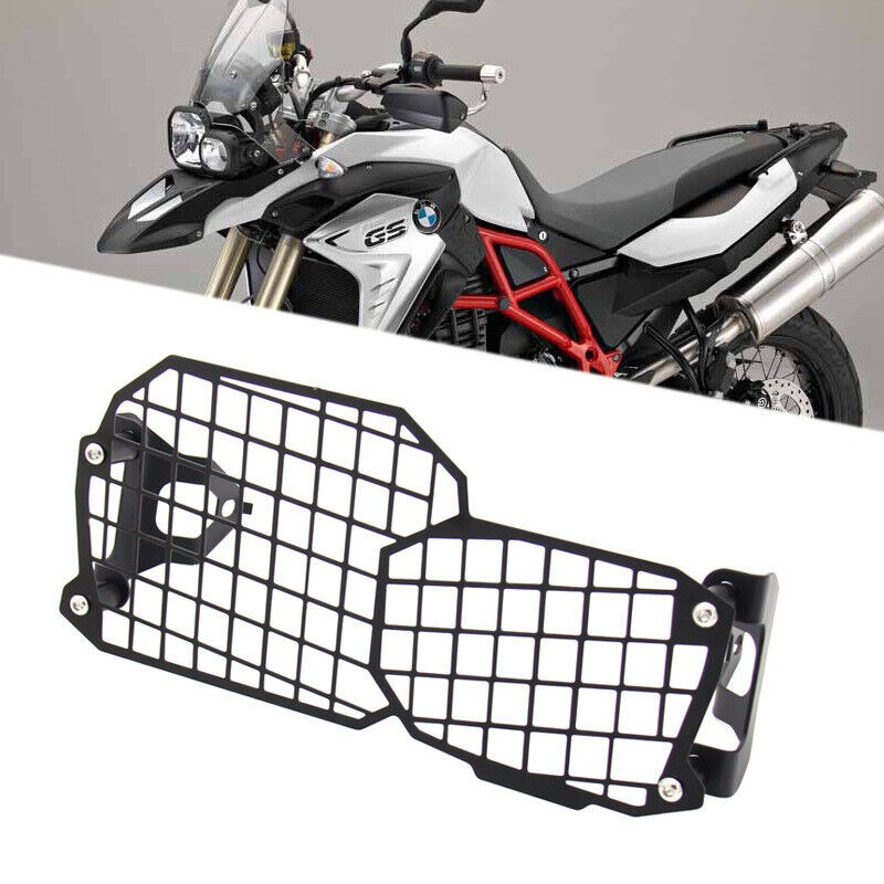 Black Headlight Grill Guard Protector Cover For BMW F800GS F650GS F700GS 08-2017