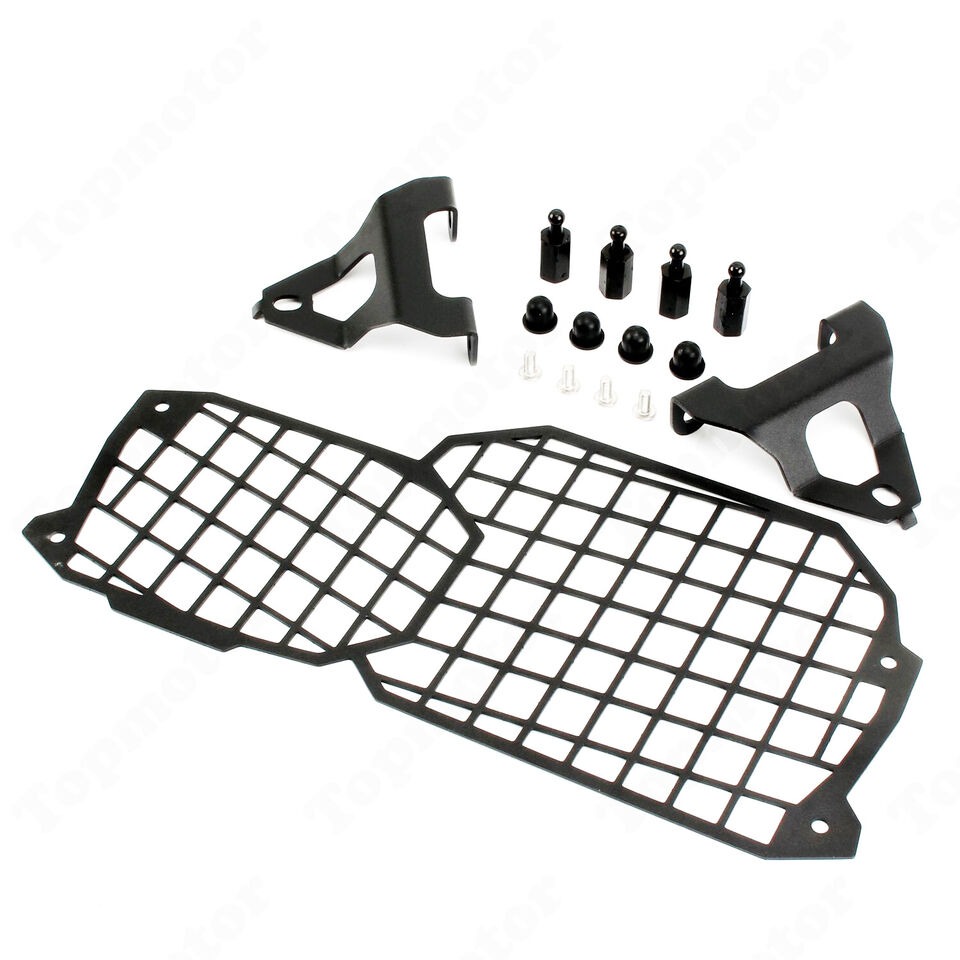 Black Headlight Grill Guard Protector Cover For BMW F800GS F650GS F700GS 08-2017