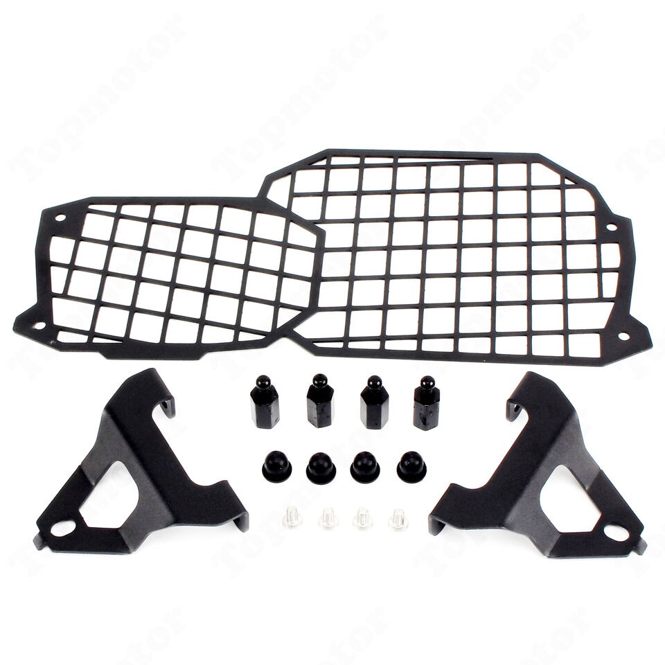 Black Headlight Grill Guard Protector Cover For BMW F800GS F650GS F700GS 08-2017