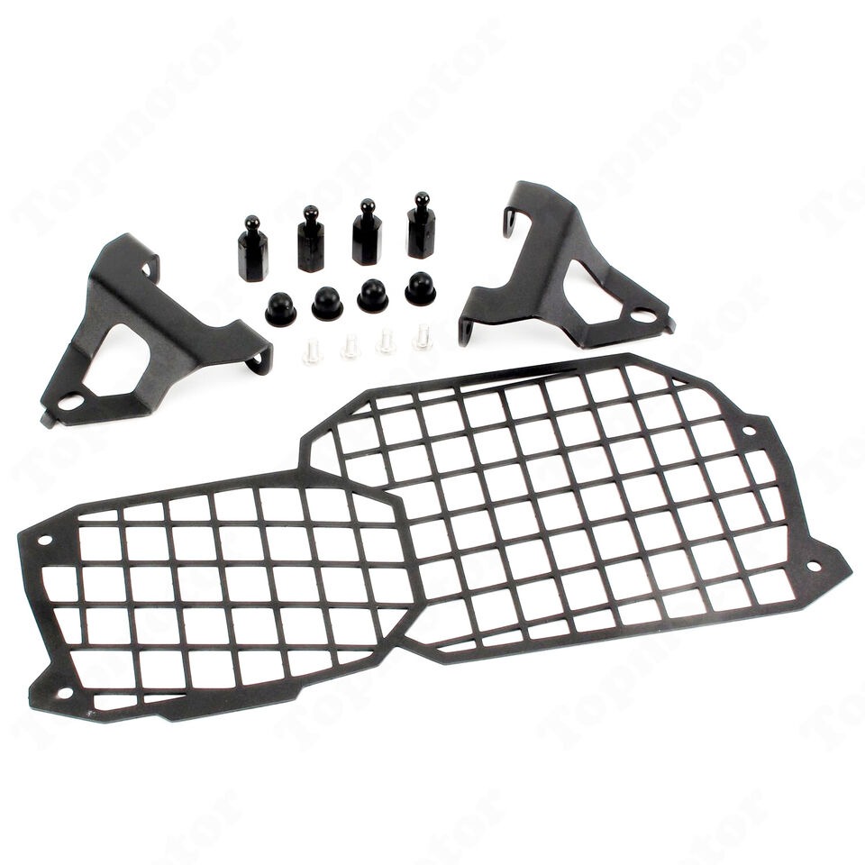 Black Headlight Grill Guard Protector Cover For BMW F800GS F650GS F700GS 08-2017