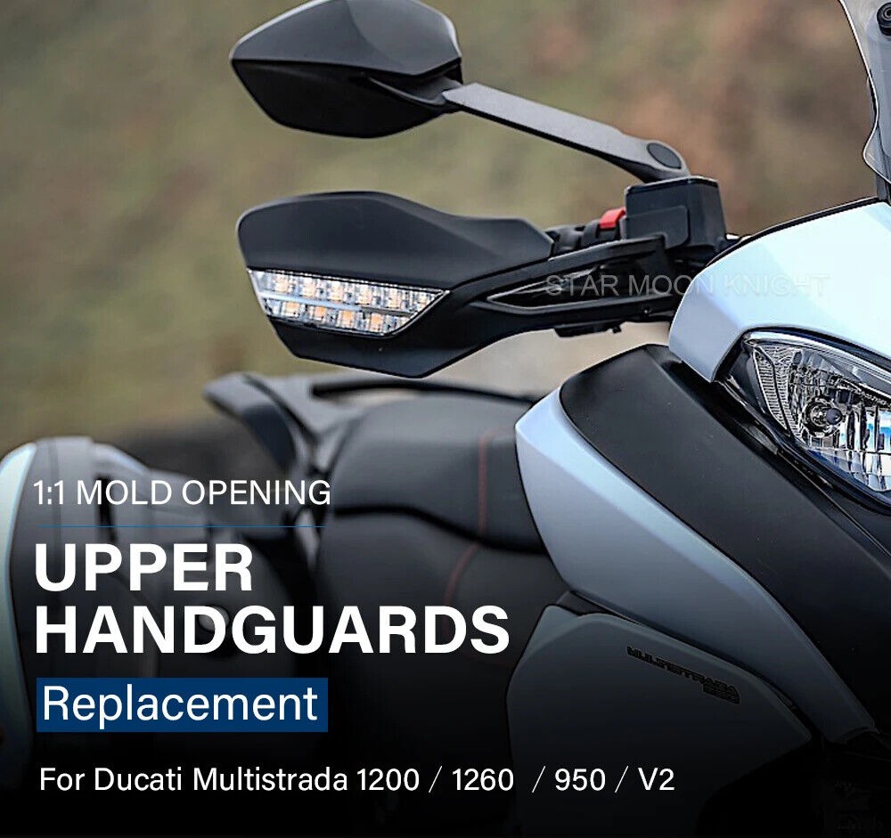 Protector Windshield Upper Handguards For Ducati Multistrada 950 V2 1200 1260