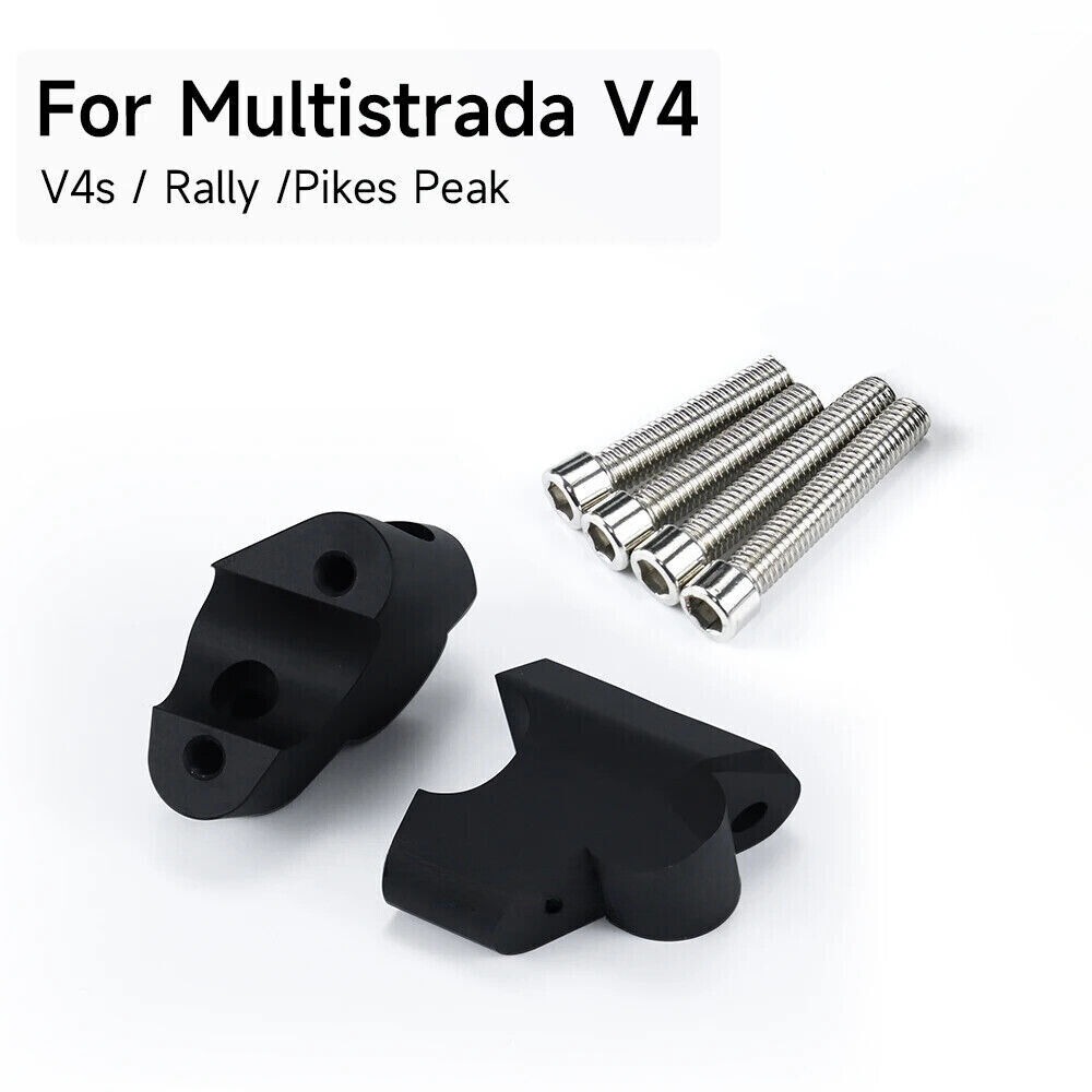 For Ducati Multistrada V4 S 2021- Motorcycle Handle Bar Clamp Extend Mount Riser