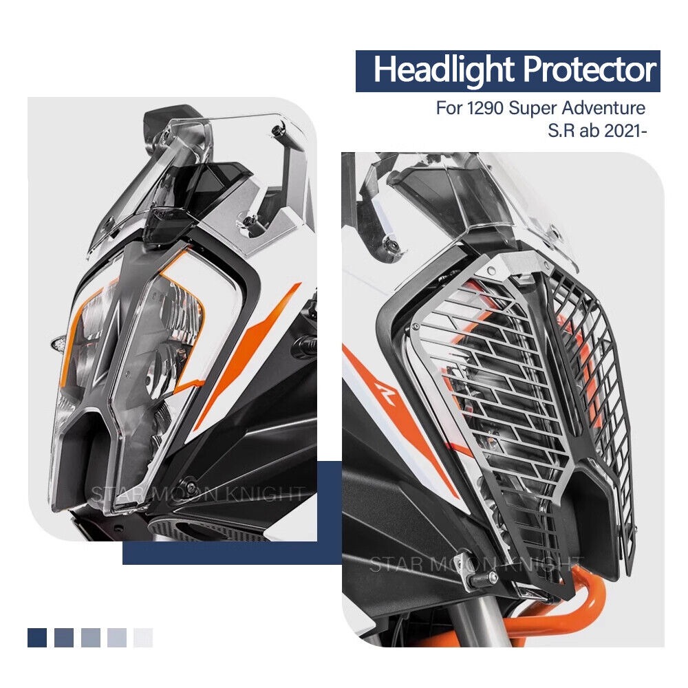 New Grille Guards Headlight Protector Cover For 1290 Super Adventure S/R 2021-