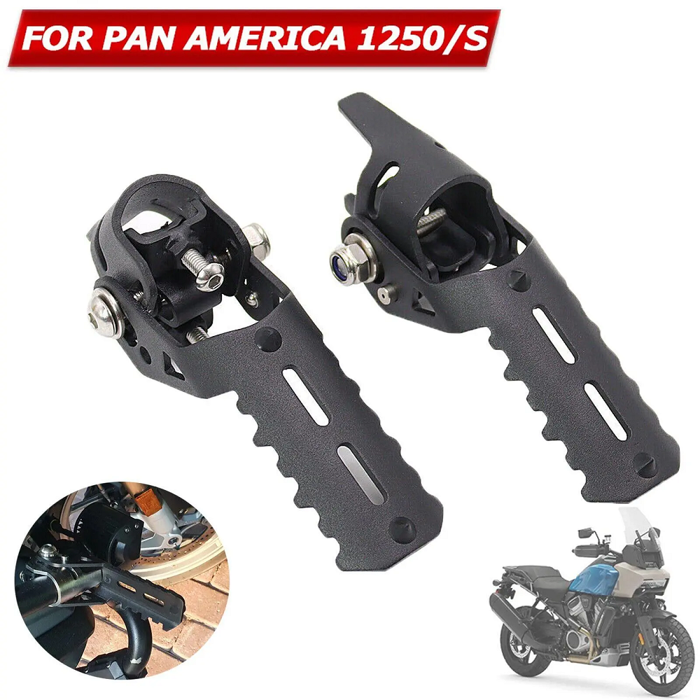 motorbike extras Foot Pegs Footrests Clamps for PAN AMERICA 1250 S PA1250 footrest pedal motobike